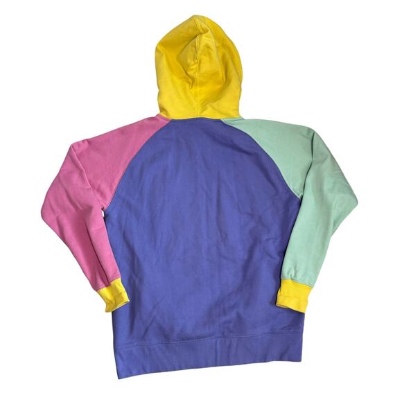 Teddy Fresh Color Block Hoodie Size MEDIUM Sweatshirt TED Colorful Jacket - Picture 2 of 10